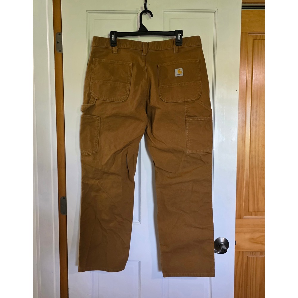 Carhartt Men BN3334-M Rugged Flex Relaxed Fit Duck Double Front Work Pants 36x30